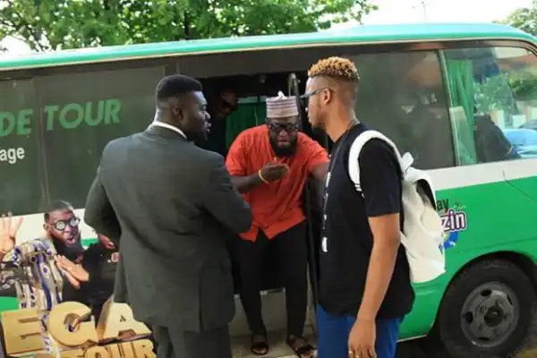 Checkout Cute Photos Of Timaya With Dija At GloMegaMusic Tour (Photos)
